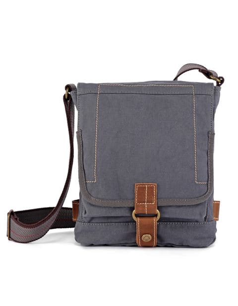 Atona Canvas Flap Crossbody Bag