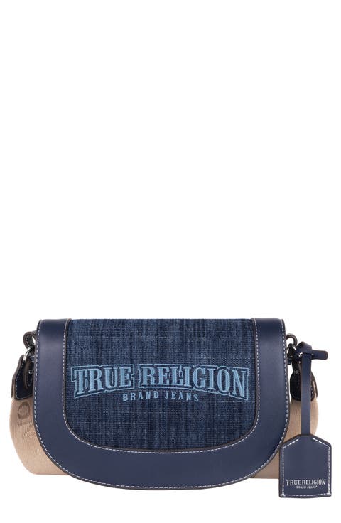 Logo Saddle Crossbody Bag