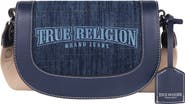 True Religion Logo Saddle Crossbody Bag