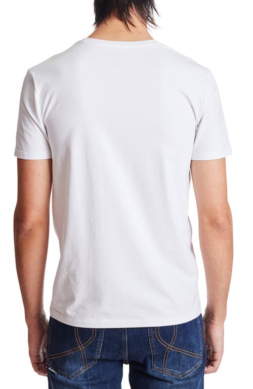 Paisley & Gray Lucas Crewneck T-shirt In White