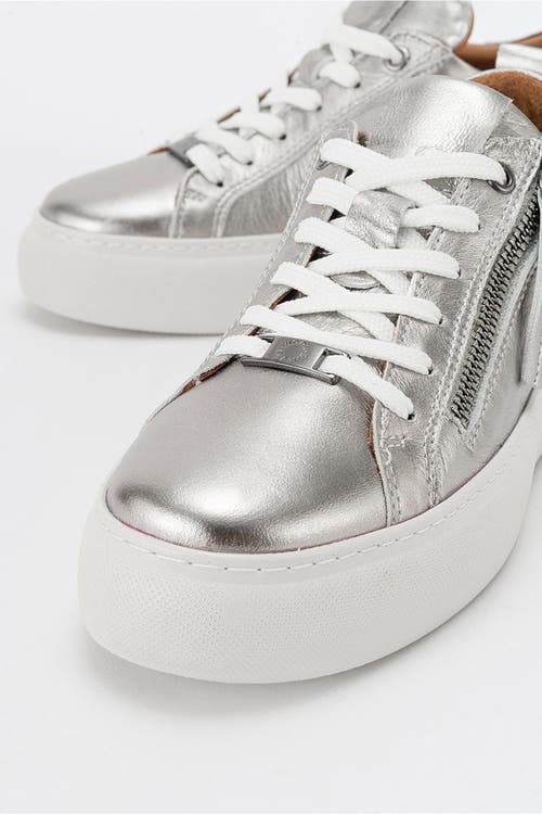 Forever & Always Shoes Allie Leather Zip Sneaker