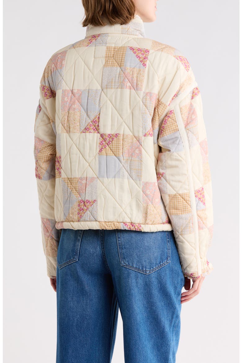 Cropped Quilted Jacket, Alternate, color, CANYON QUILT