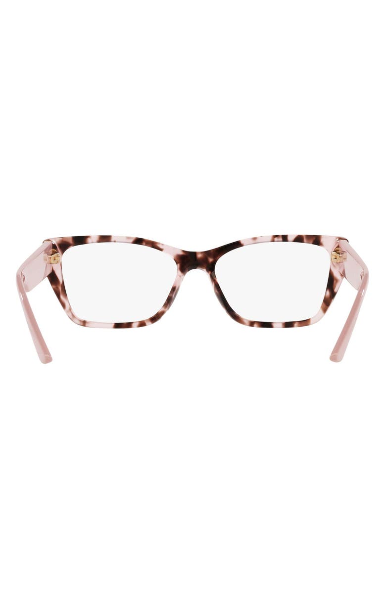 Prada 54mm Rectangular Optical Glasses, Alternate, color,