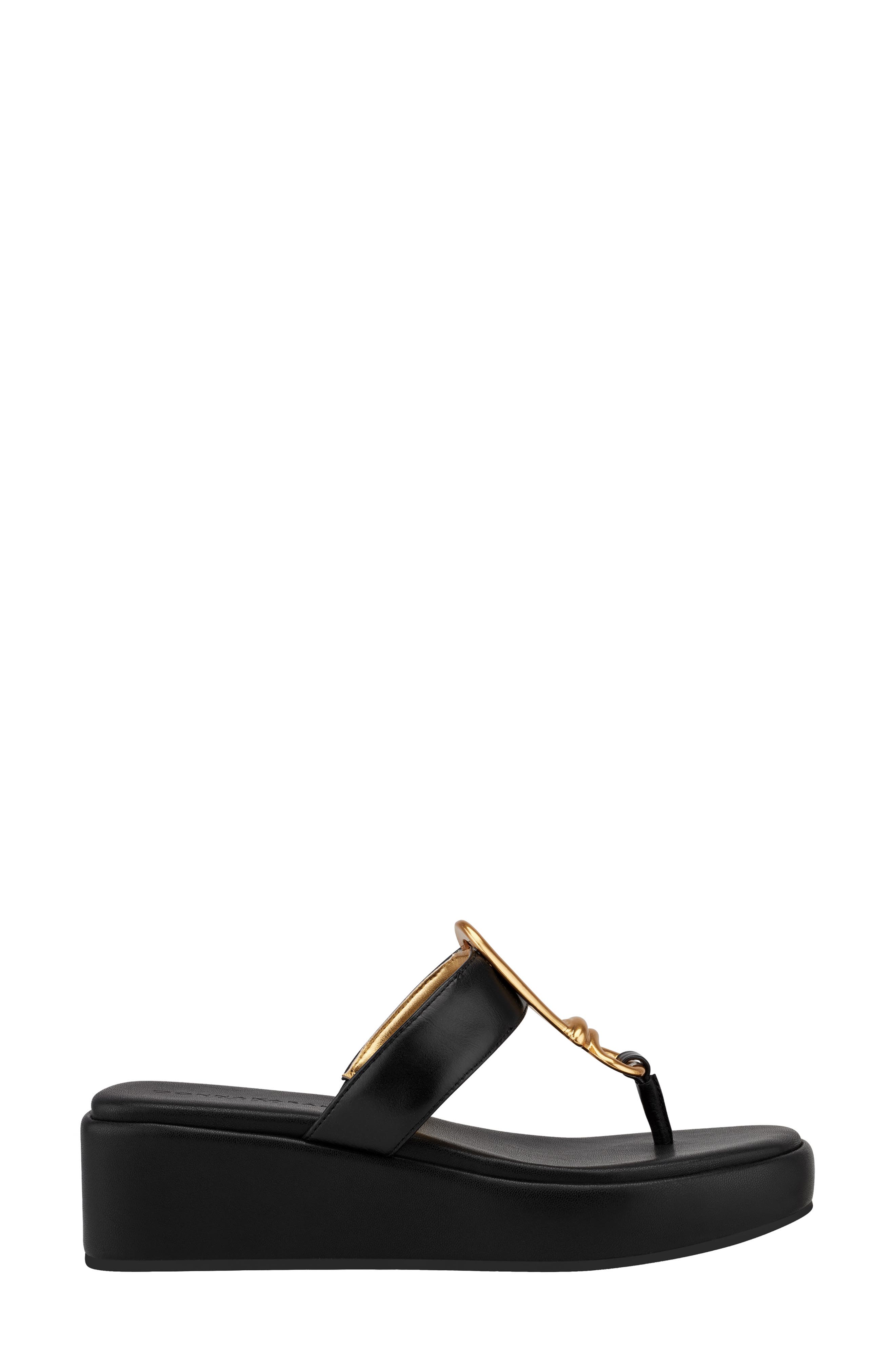 Donna Karan New York Harlyn Platform Wedge Sandal, Alternate, color, 