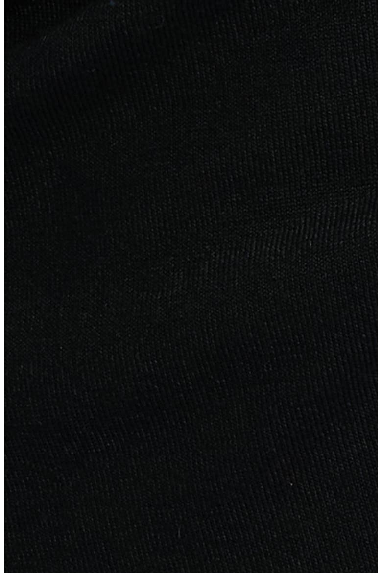 Semisheer Ruched Top, Alternate, color, BLACK