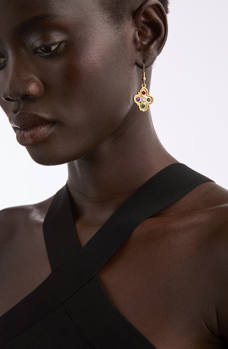 Susan Caplan 1980s Vintage Byzantine Earrings, Alternate, color, Byzantine