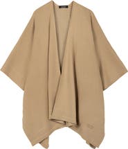 Lauren Ralph Lauren shine border ruana with script logo