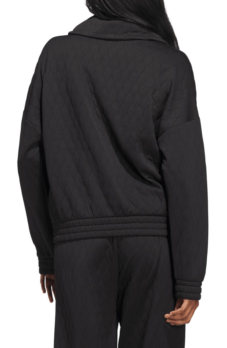 adidas Quilted Jacket, Alternate, color, Black