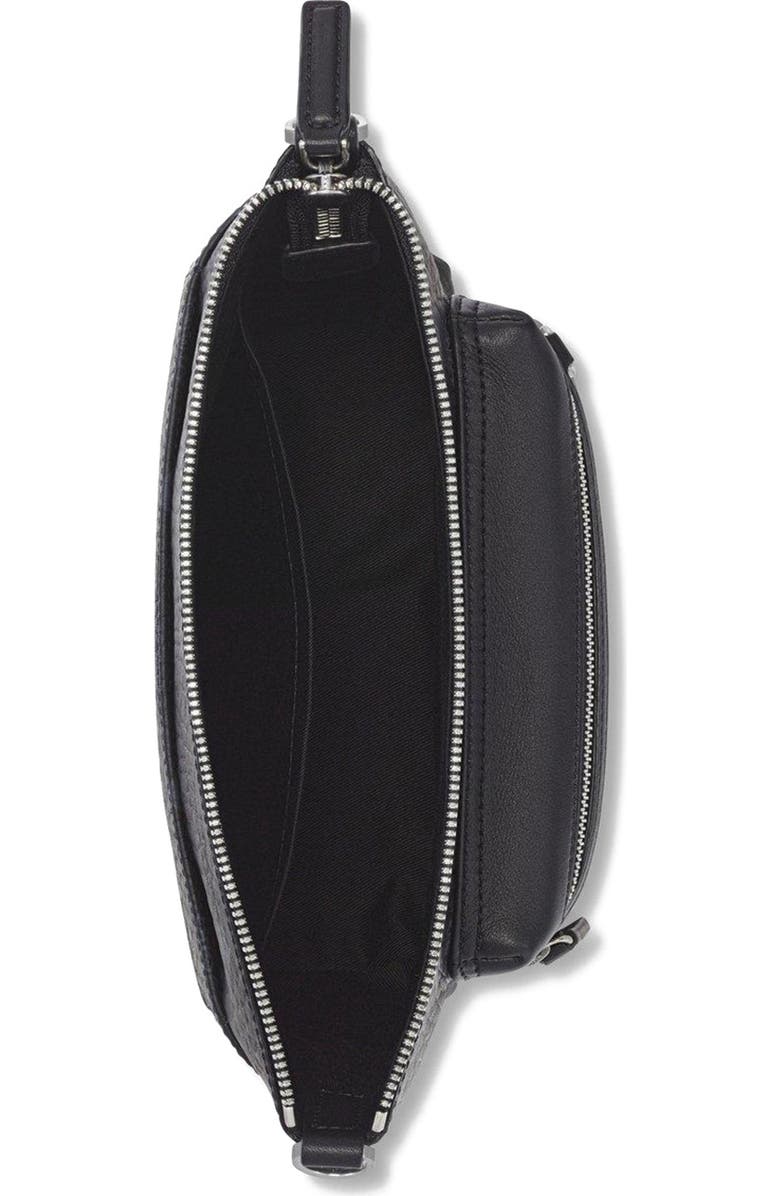 MCM Aren Crossbody in Visetos, Alternate, color, Black