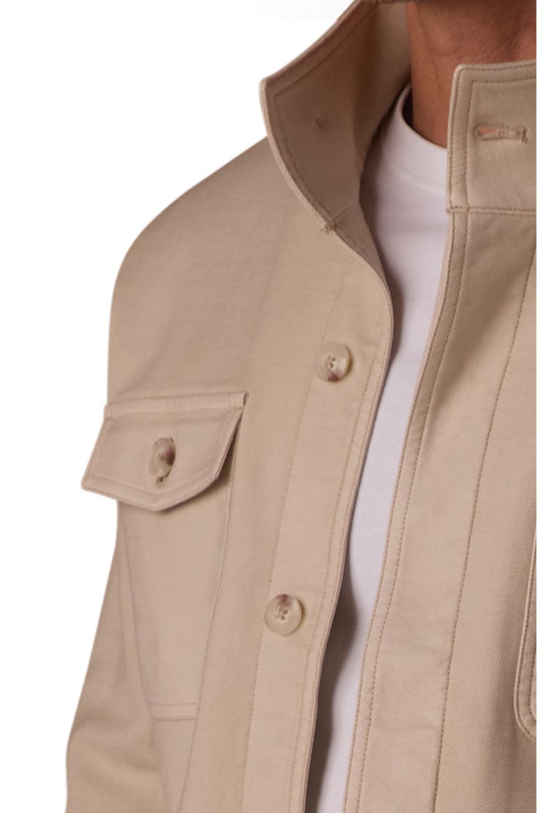 Comfort Terry Cloth Chore Coat, Alternate, color, BIRCH
