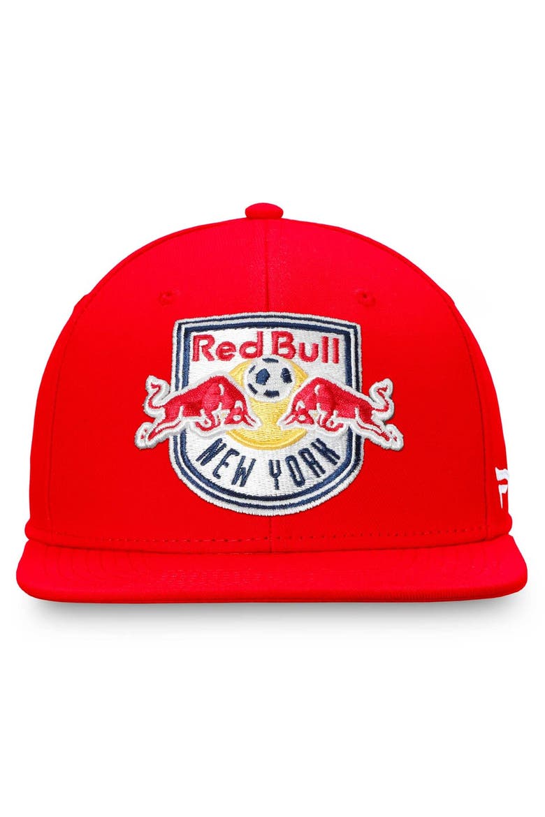 Men's Fanatics Branded Red New York Red Bulls Emblem Snapback Hat, Alternate, color, Red