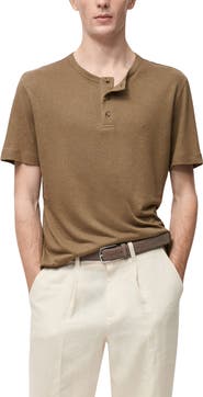 MANGO Linen Blend T-Shirt