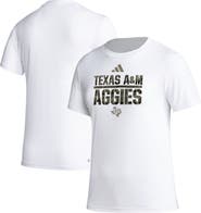 adidas Women's adidas White Texas A&M Aggies AEROREADY Military Appreciation Pregame T-Shirt