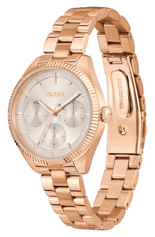 Hugo Boss Boss Sage Sport Bracelet Watch, 34mm In Gold