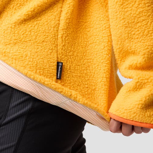 Backcountry Wander Pile-fleece Mock-neck Top In Yellow