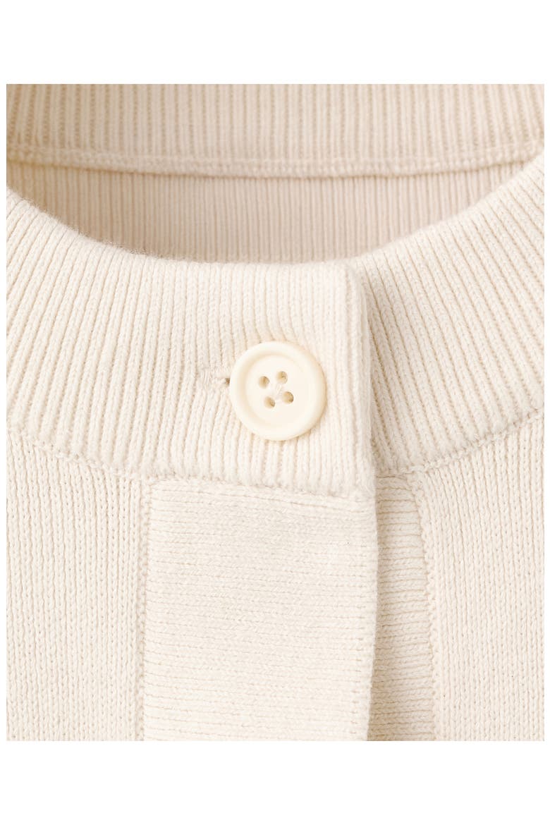 Gradient Short Sleeve Cotton Cardigan, Alternate, color, PASTEL YELLOW