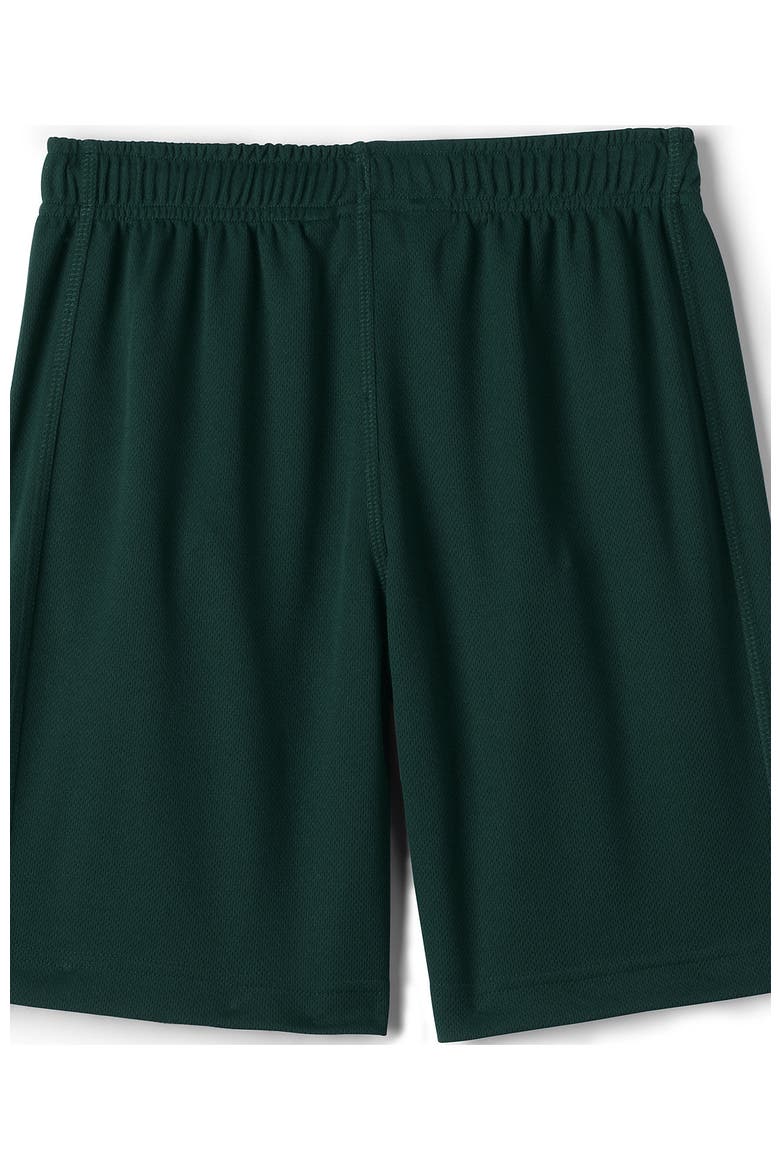 School Uniform Boys Mesh Gym Shorts, Alternate, color, Evergreen