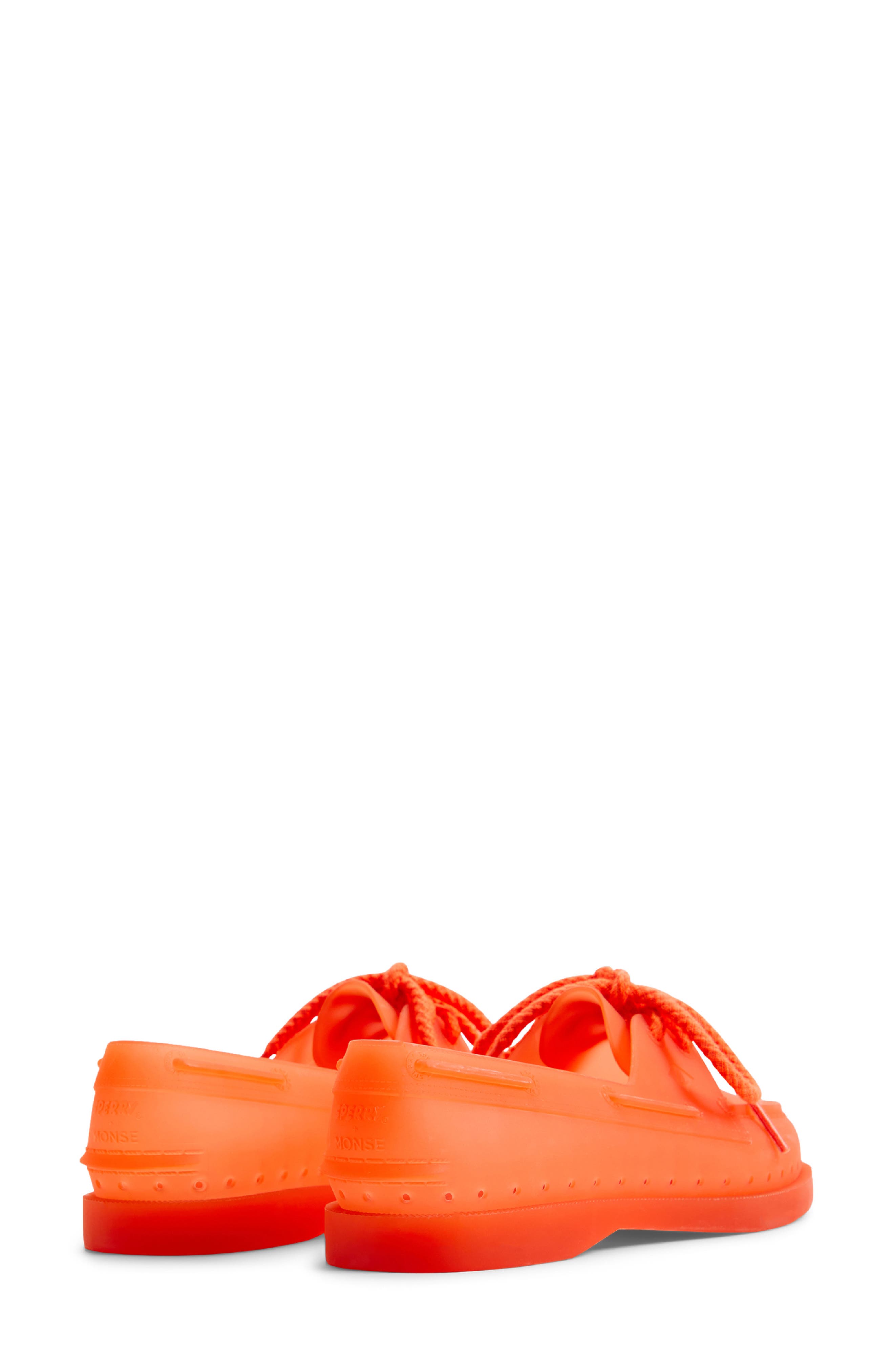 x Monse Authentic Original™ 2-Eye Jelly Boat Shoe, Alternate, color, BRIGHT ORANGE