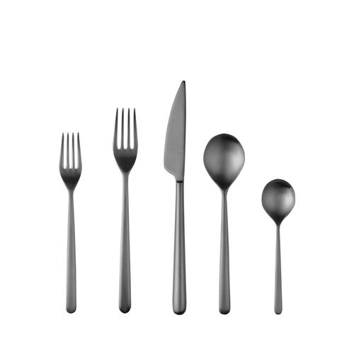 Mepra Linea Flatware Set In Gray