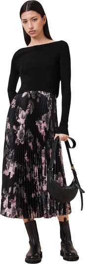 Hera Crop Sweater & Midi Slipdress Set