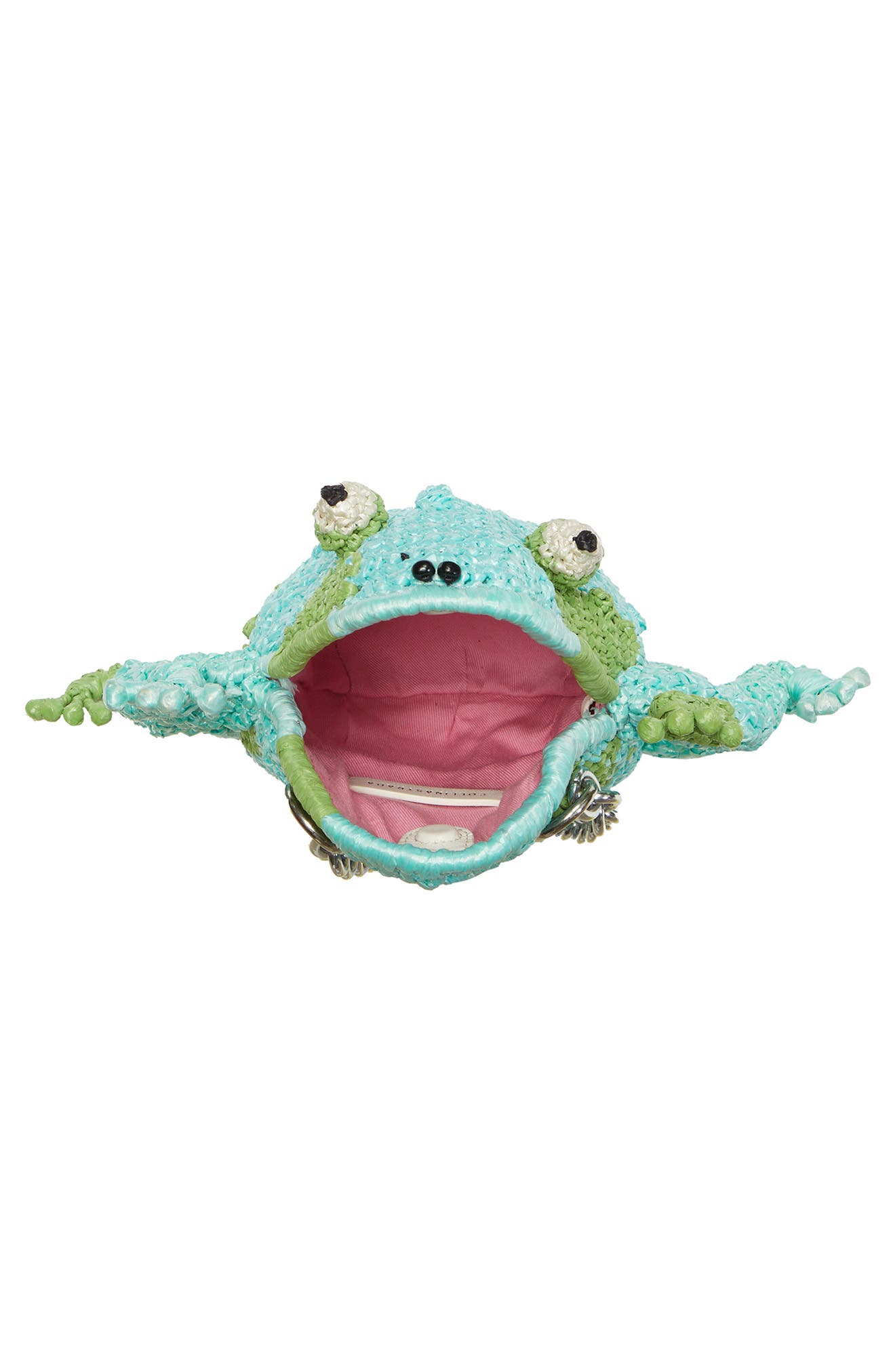 Collina Strada Frog Raffia Bag, Alternate, color, 