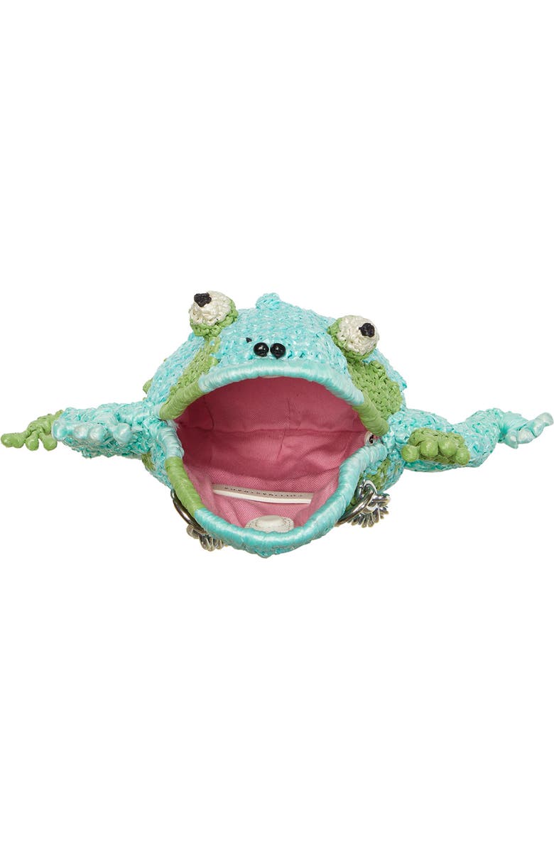 Collina Strada Frog Raffia Bag, Alternate, color,
