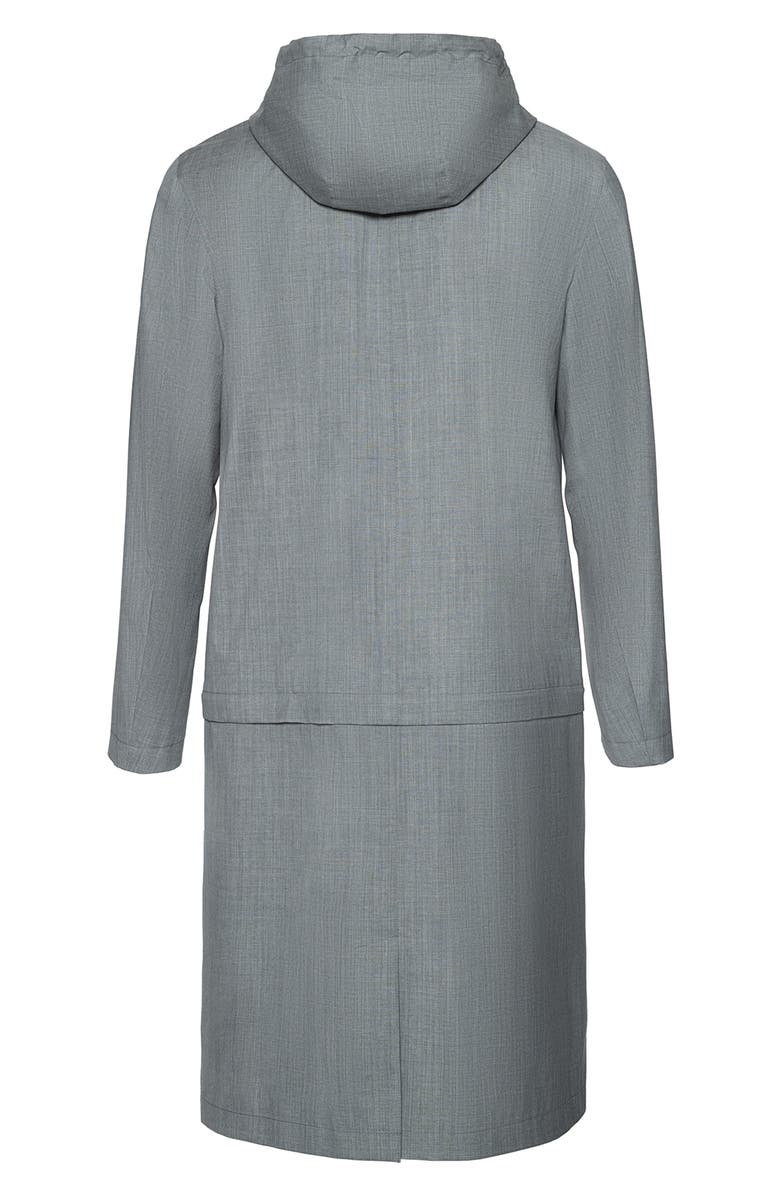 Cardinal of Canada Trent Water Repellent Convertible Wool Blend Coat, Alternate, color, Light Grey