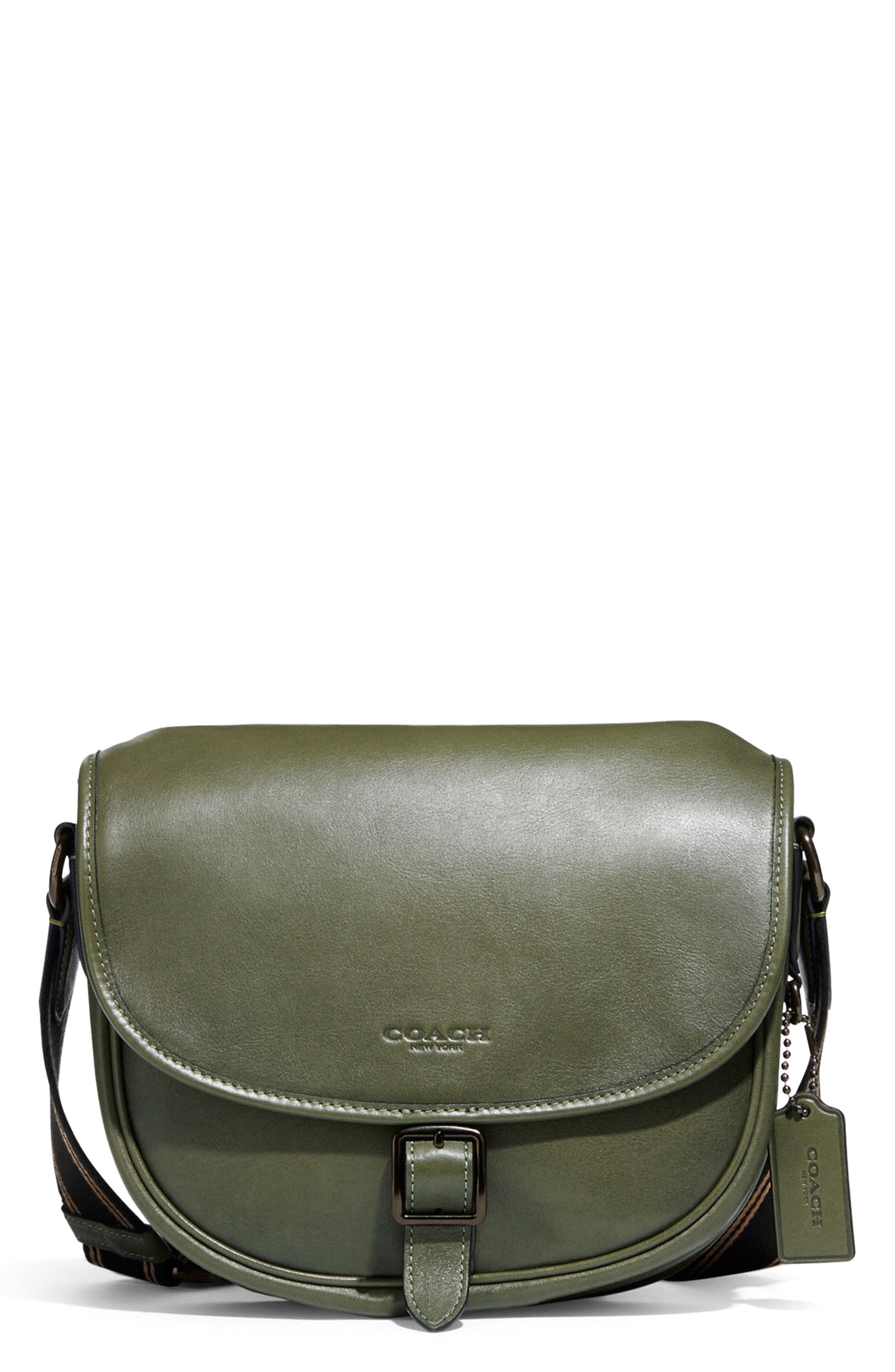 COACH Hitch Leather Crossbody Bag, Main, color, 