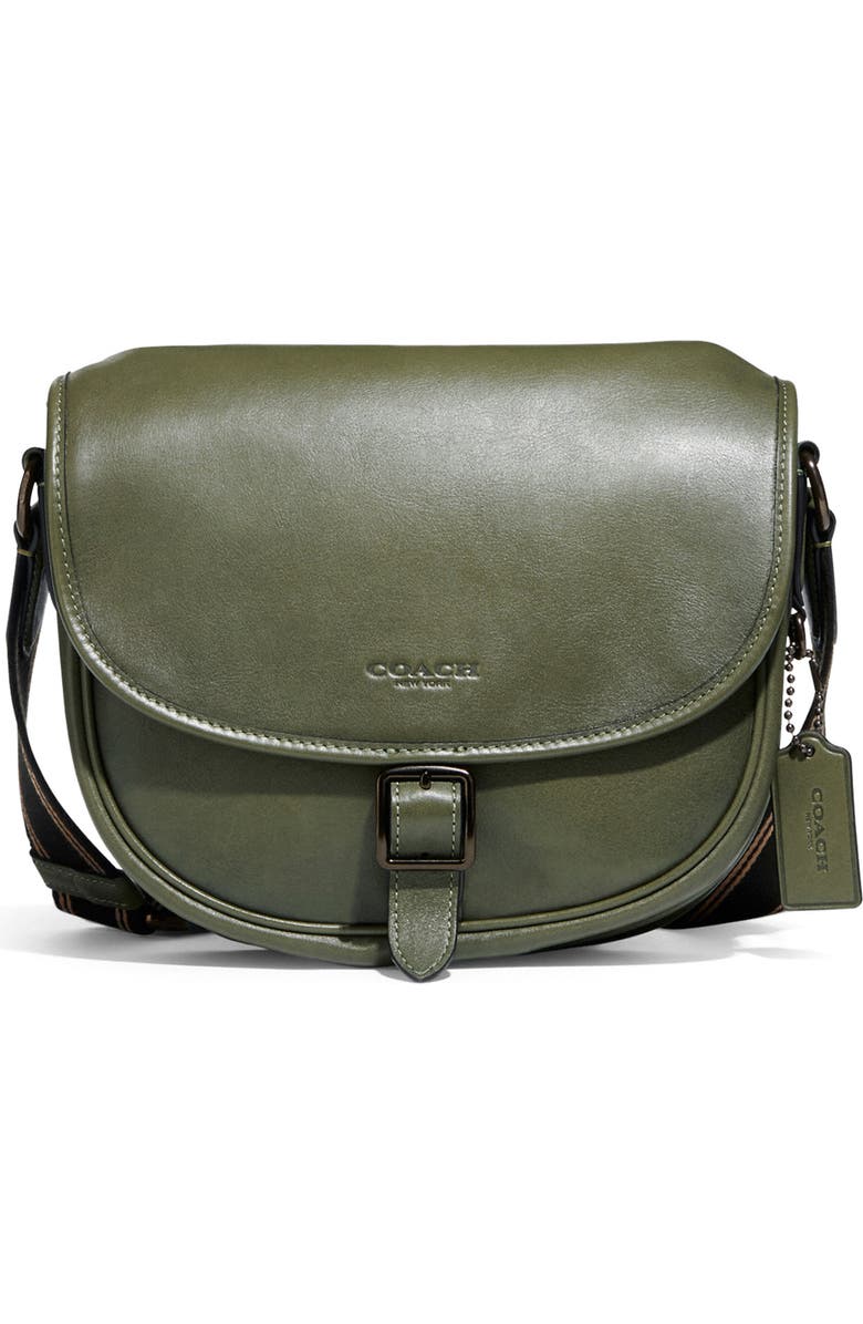 COACH Hitch Leather Crossbody Bag, Main, color,