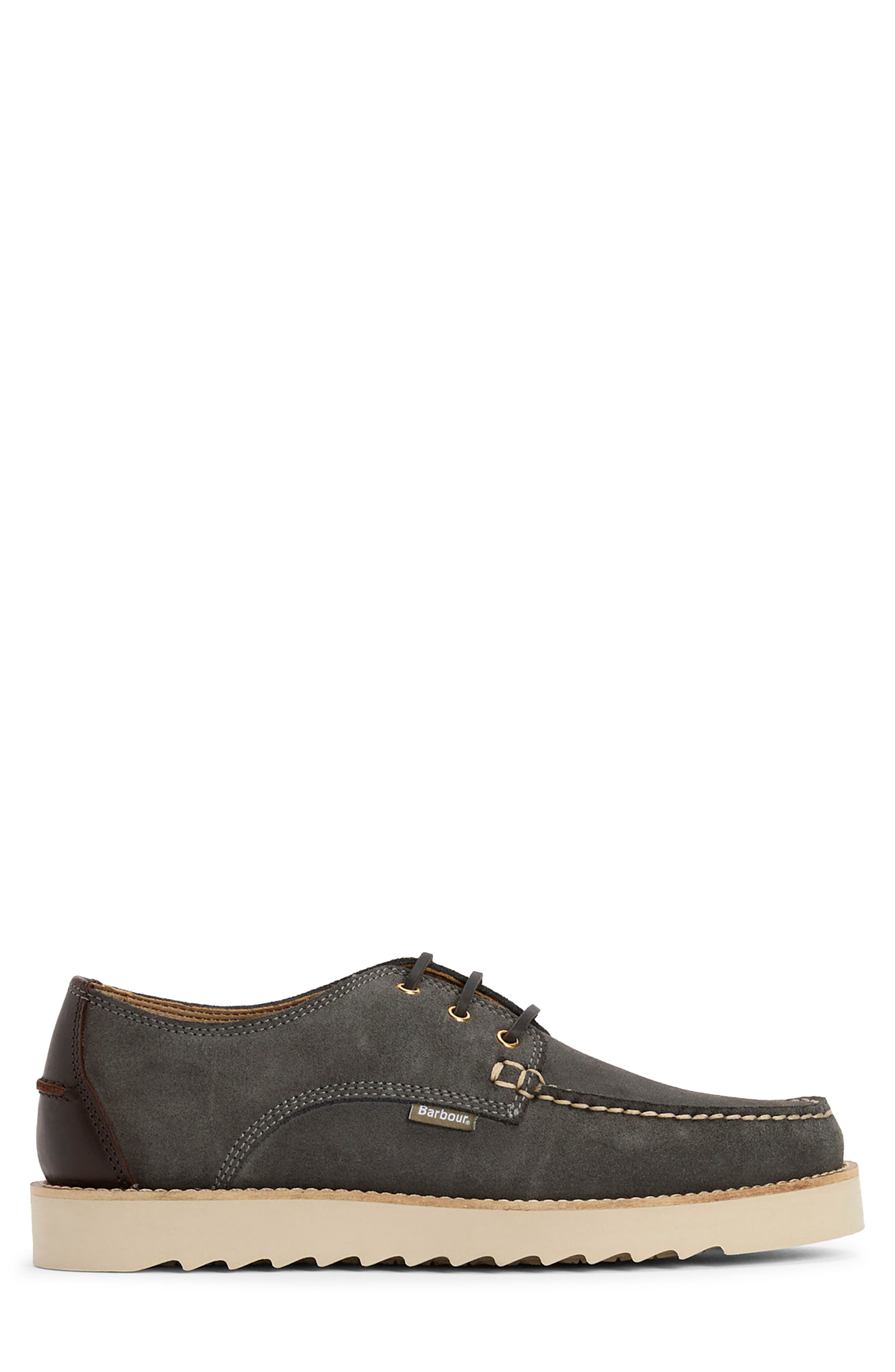 Barbour Aydon Derby, Alternate, color, Slate Grey Suede