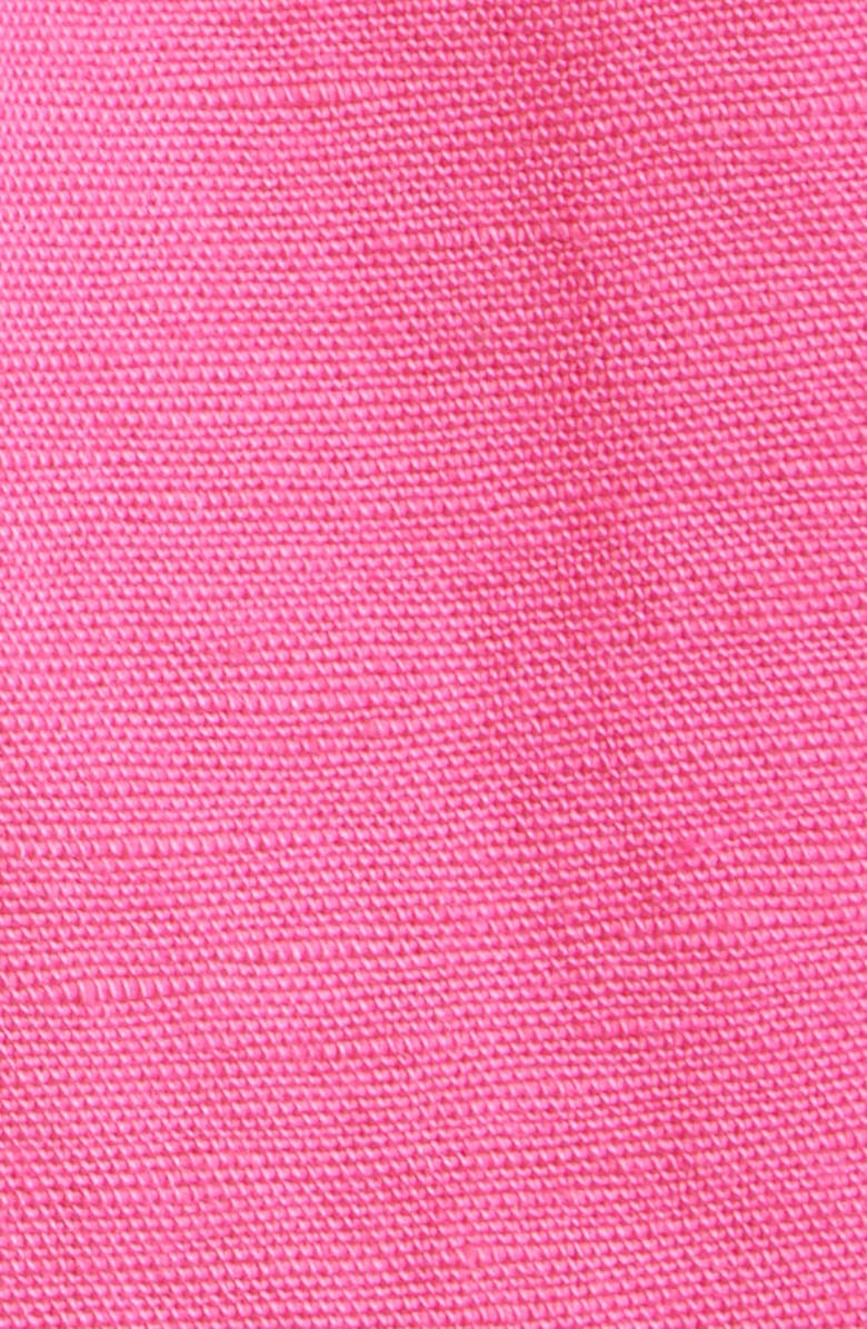 BOSS Orange Linen Blend Shorts, Alternate, color, Magenta