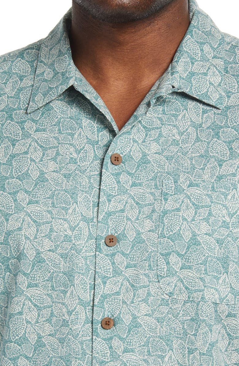 L.L.Bean Tropics Short Sleeve Button-Up Camp Shirt, Alternate, color,