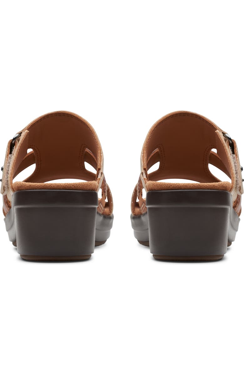 Clarks<sup>®</sup> Tuleah Jane Slide Sandal, Alternate, color, Sand Combi