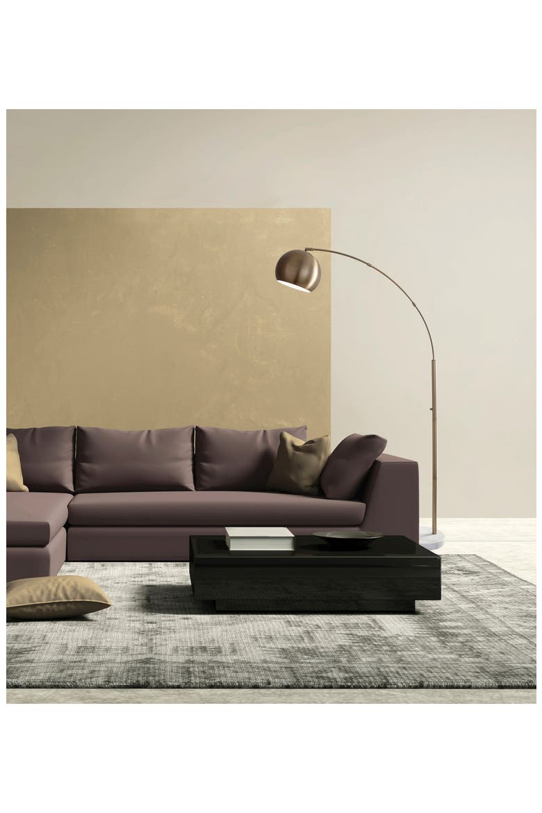 Astoria Arc Floor Lamp, Alternate, color, ANTIQUE BRASS