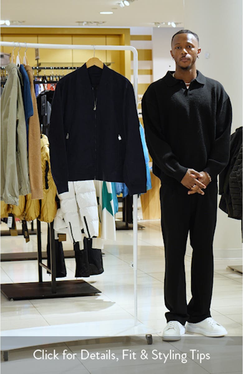 Faux Suede Bomber Jacket, sales video thumbnail