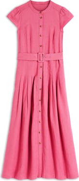 Boden Arabella Linen Blend Maxi Dress