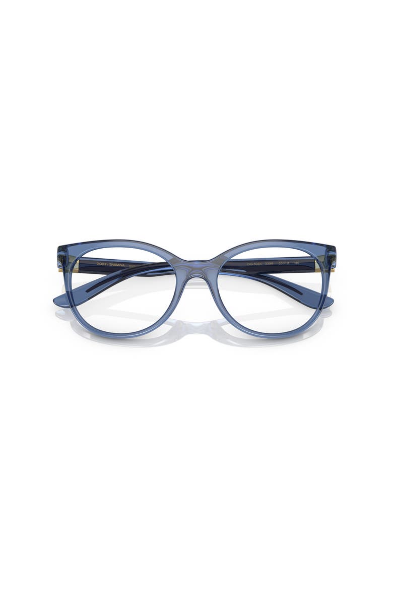 53mm Cat Eye optical glasses, Alternate, color, Blue