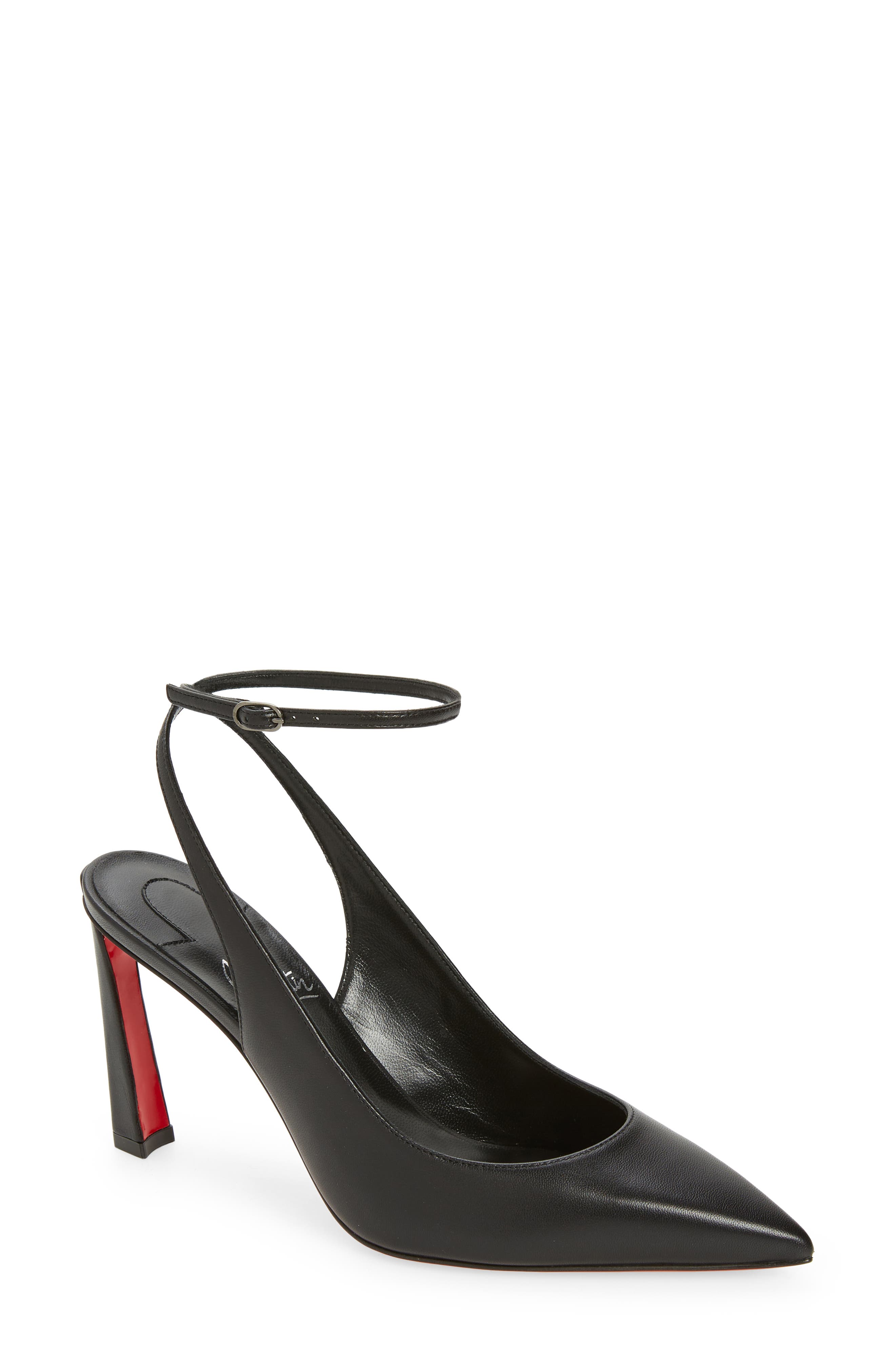 Christian Louboutin Condora Pointed Toe Slingback Pump, Main, color, Black