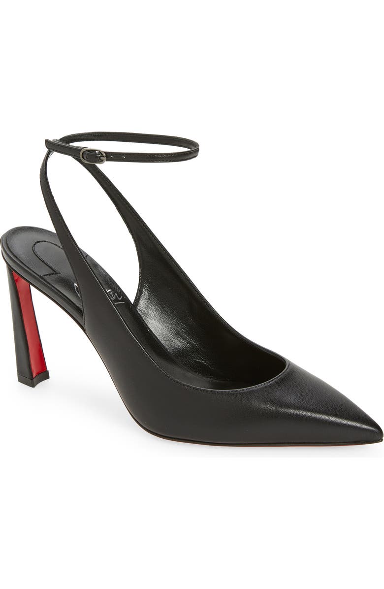 Christian Louboutin Condora Pointed Toe Slingback Pump, Main, color, Black