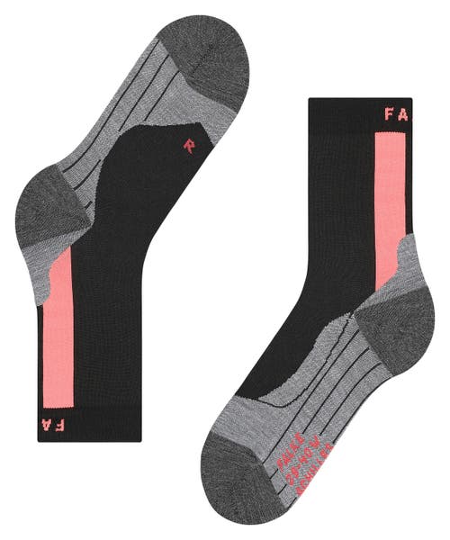 Falke Achilles Tendon Relief Athletic Socks In Black