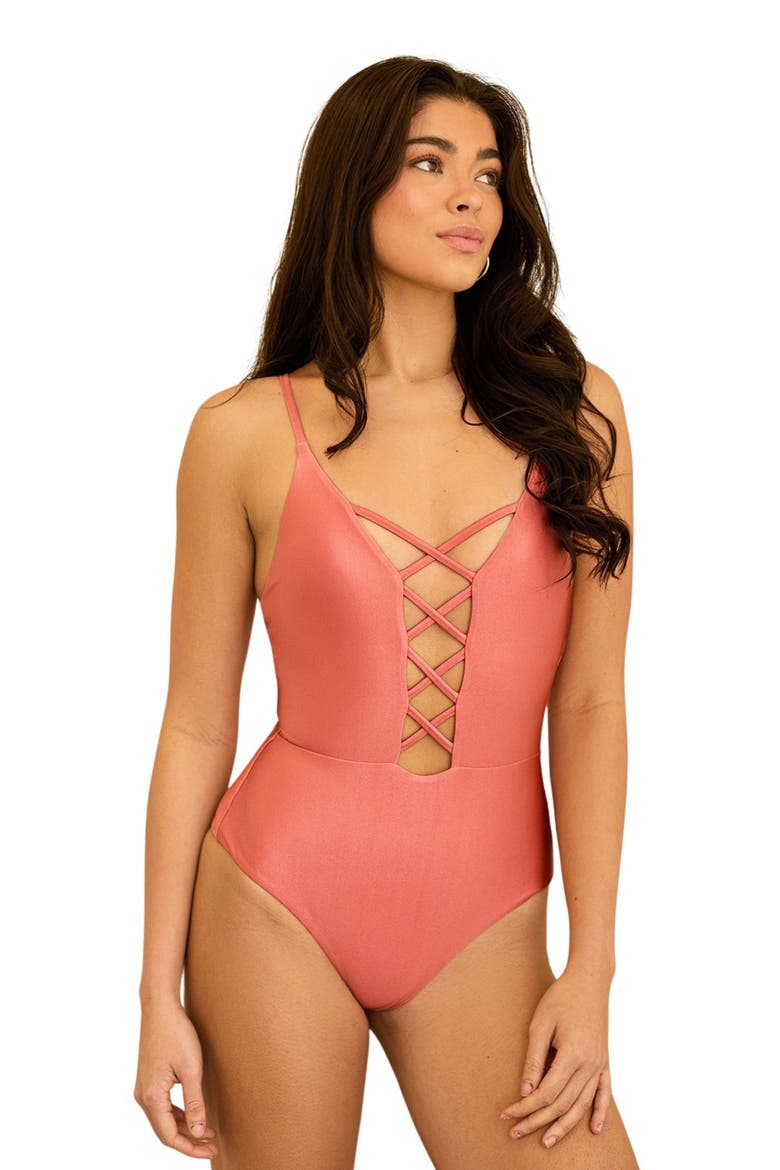 Bliss One Piece, Main, color, Dusty Rose