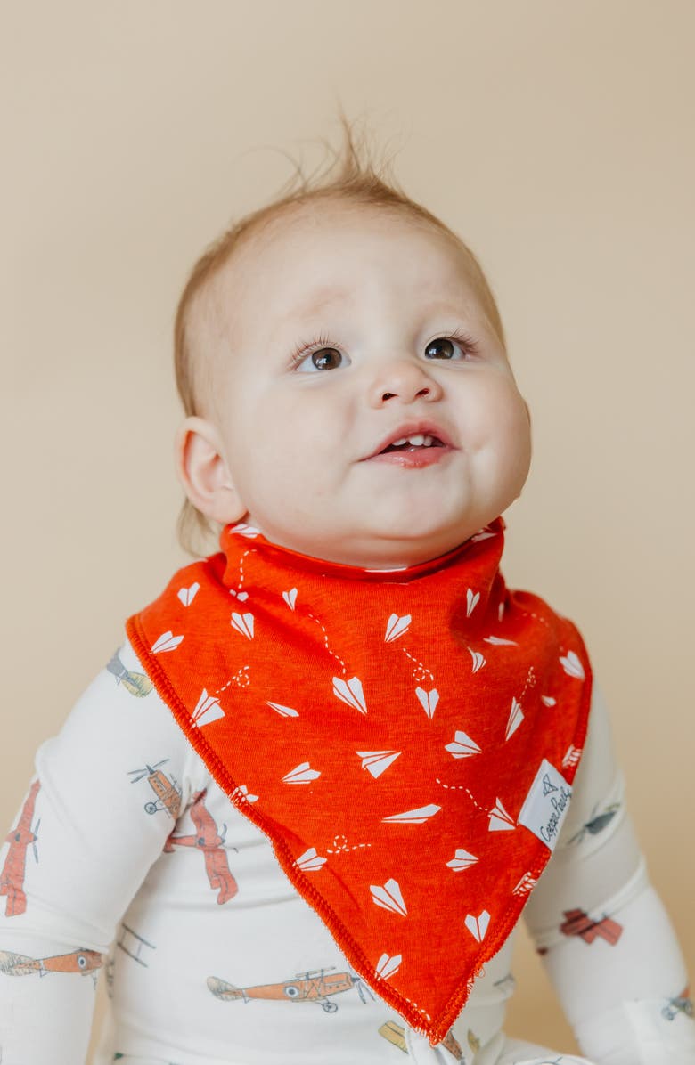 Copper Pearl 4-Pack Bandana Bibs, Alternate, color, Ace