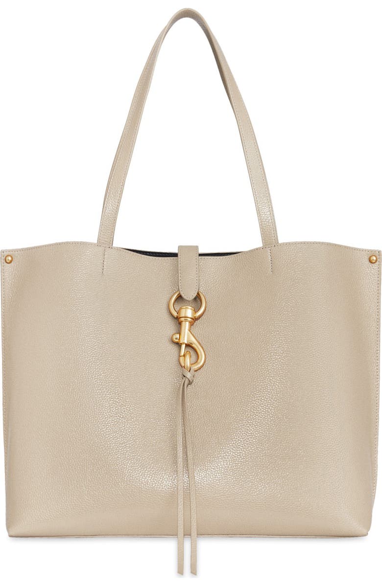 Rebecca Minkoff Megan Leather Tote, Main, color, Stone
