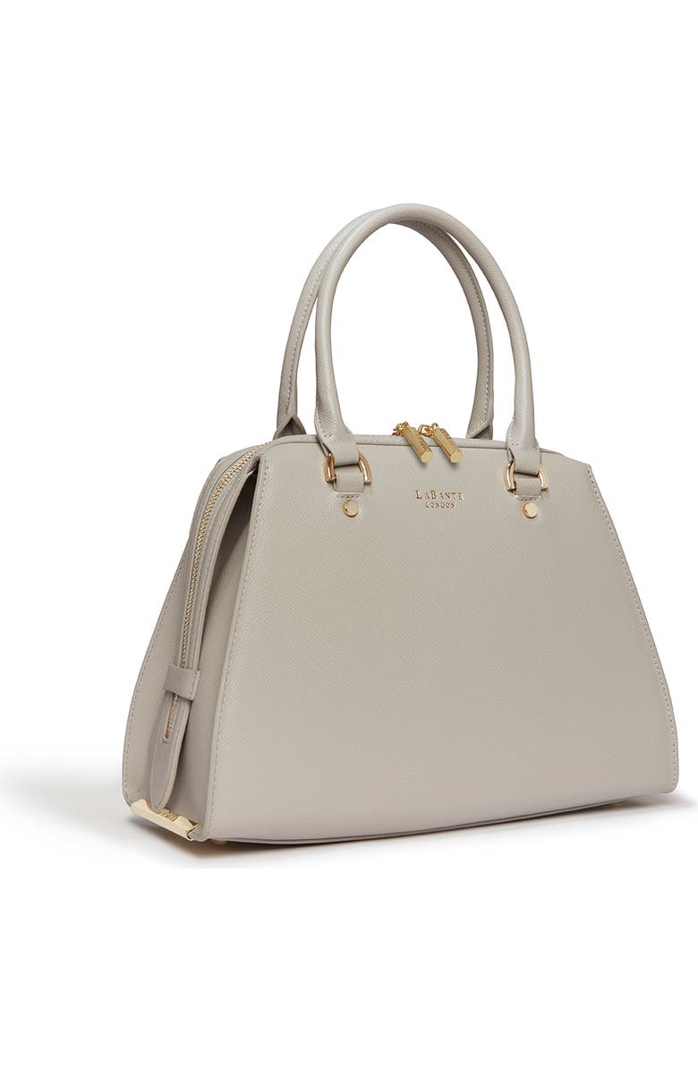 LaBante London Magnolia Vegan Small Bowling Bag, Alternate, color, Gray