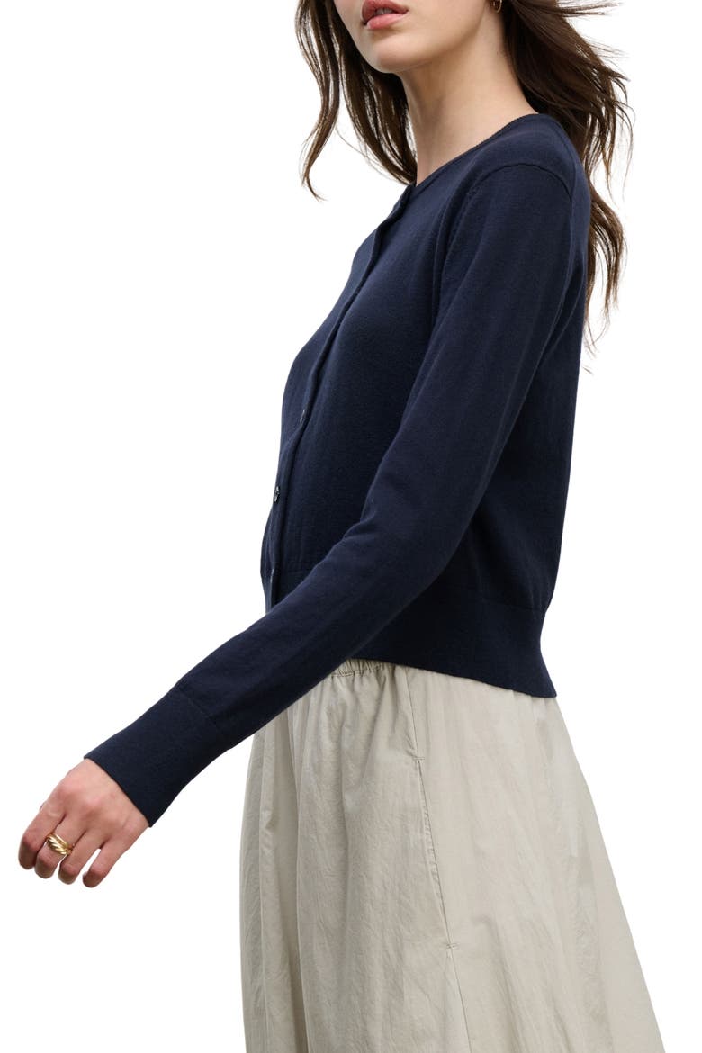 Violette Cardigan, Alternate, color, NAVY