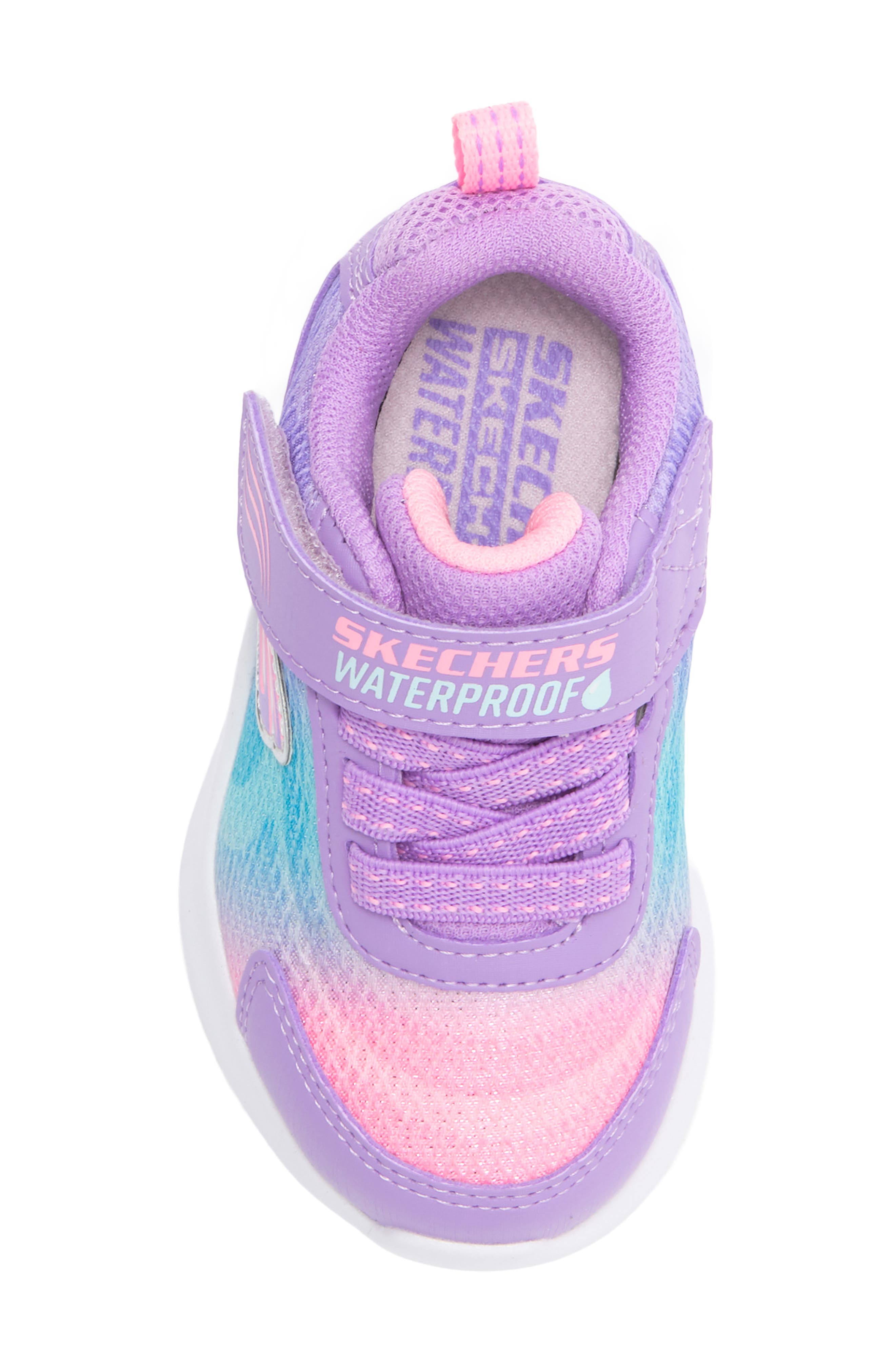 SKECHERS Kids' Bounder Hydra Cool Waterproof Sneaker, Alternate, color, Lavender Multi