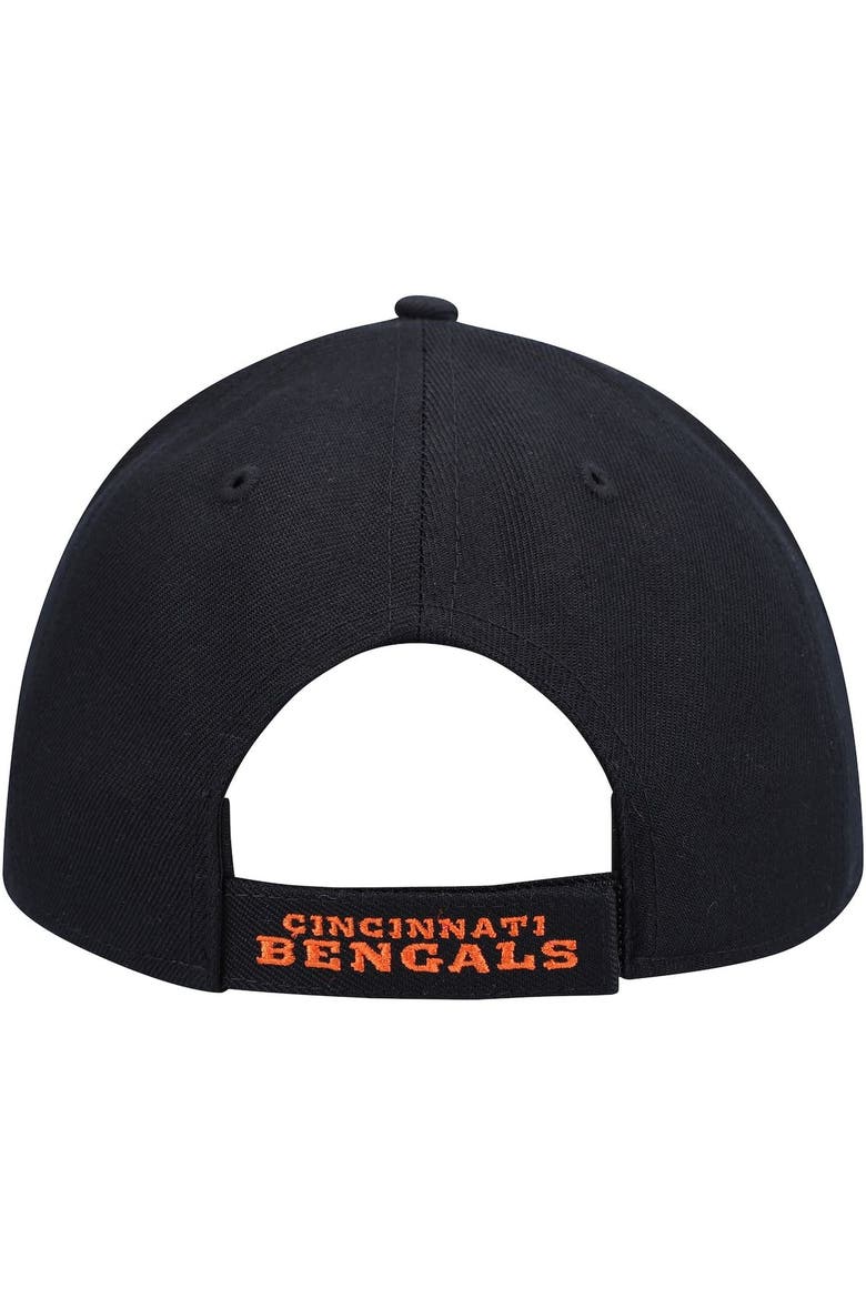 Men's '47 Black Cincinnati Bengals Logo MVP Adjustable Hat, Alternate, color, Black