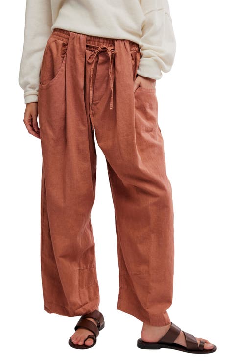 Chambers Drawstring Linen & Cotton Pants