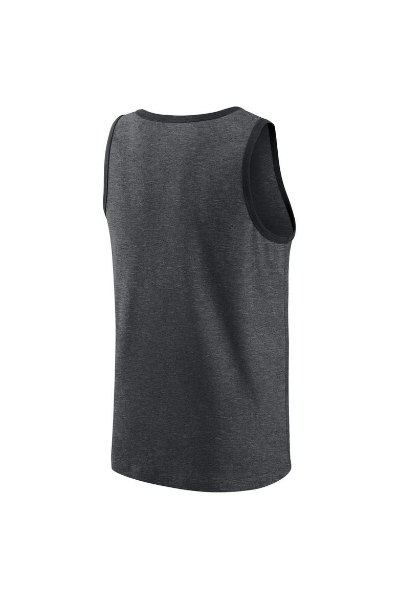 Men's Nike Heathered Charcoal Cleveland Browns Tri-Blend Tank Top, Alternate, color, Heather Charcoal