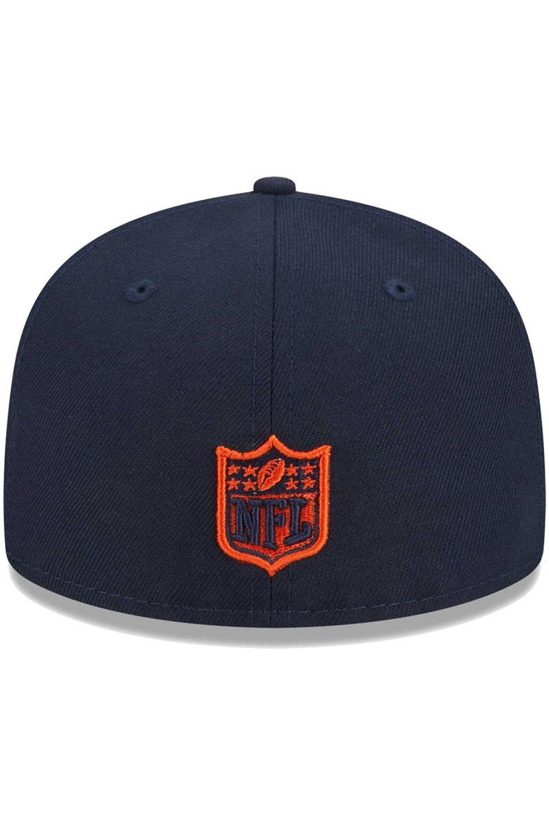 Youth New Era Navy Chicago Bears  Main 59FIFTY Fitted Hat, Alternate, color, Navy